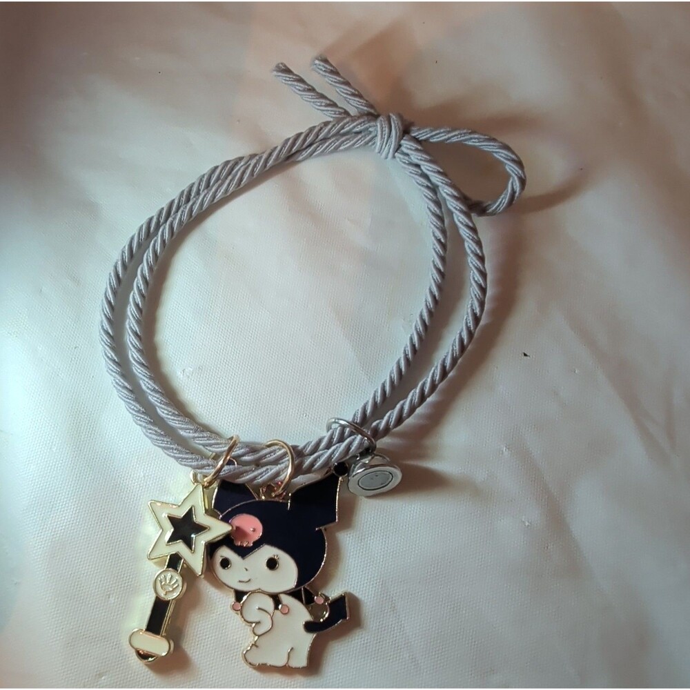 Kuromi My Melody Magnetic Friendship Bracelet Set Enamel Kawaii Y2K OS - Picture 10 of 16